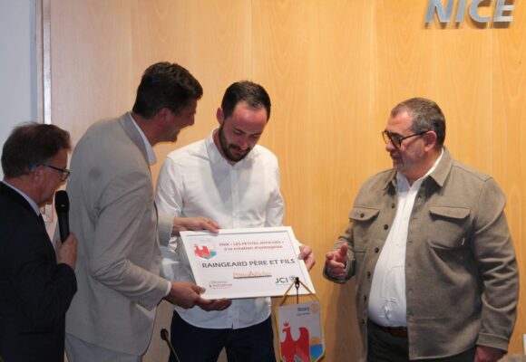 Père & Fils Raingeard récompensé par le Rotary Club de Nice